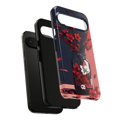 Crimson Blossom Jar · Tough Handyhülle für Google Pixel