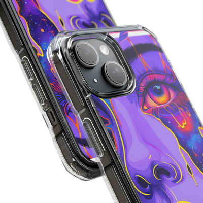 Violet Cosmic Gaze · Impact Custodia per iPhone · Magsafe
