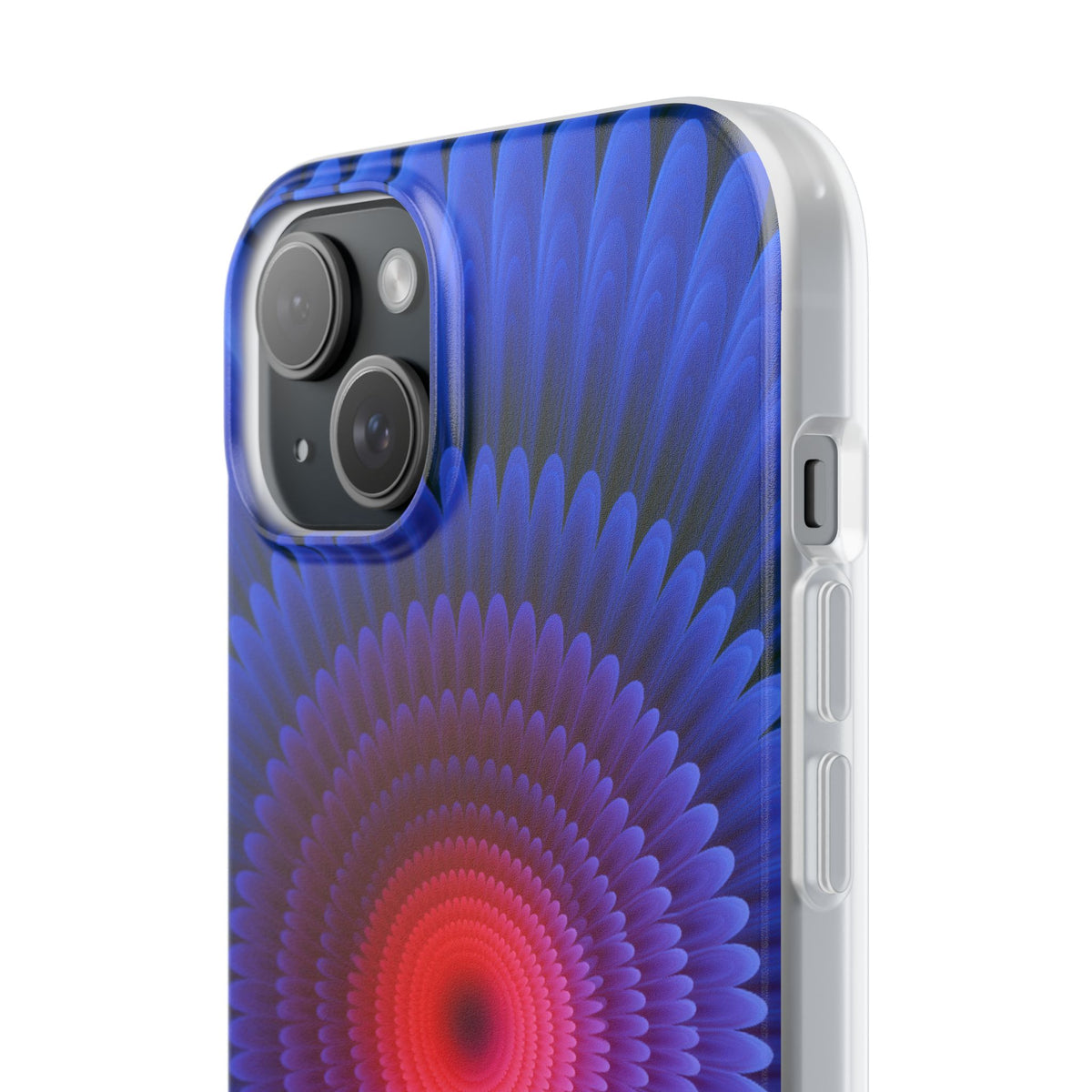 Radial Spectrum Bloom · Lite Phone Case for iPhone ·  Blue