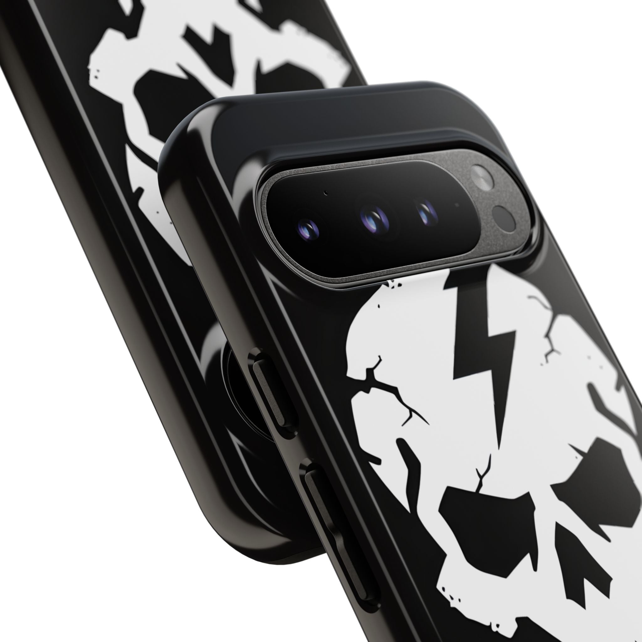 Shattered Bolt Skull · Tough Phone Case for Google Pixel