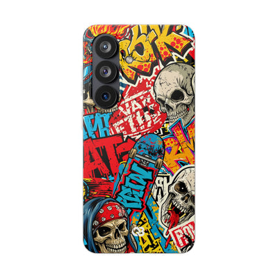 Skate Skull Riot · Lite Phone Case for Samsung · Red