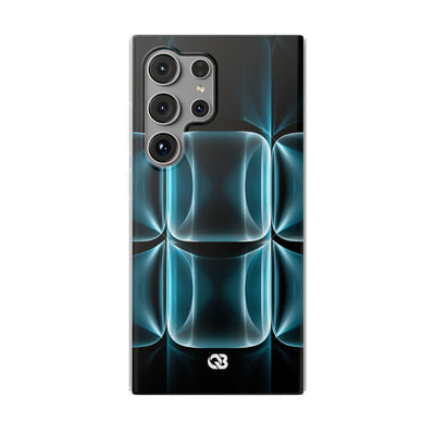 Cyan Core Matrix · Lite Phone Case for Samsung · Blue