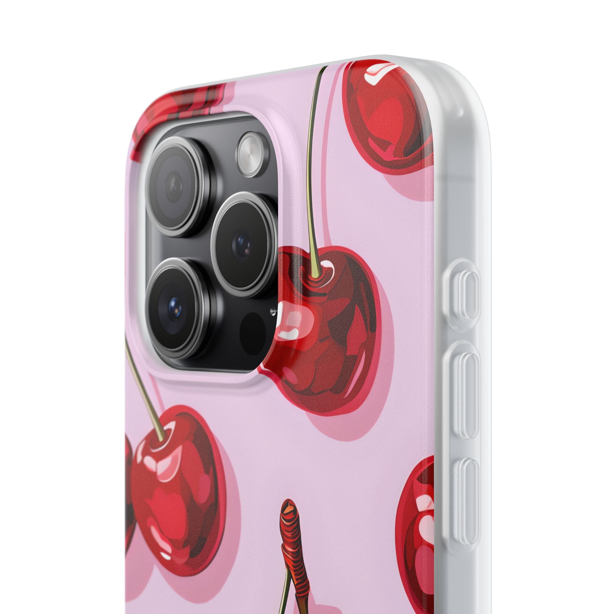 Glossy Cherry Burst iPhone 15 Pro Case - Soft - CASE•BOB