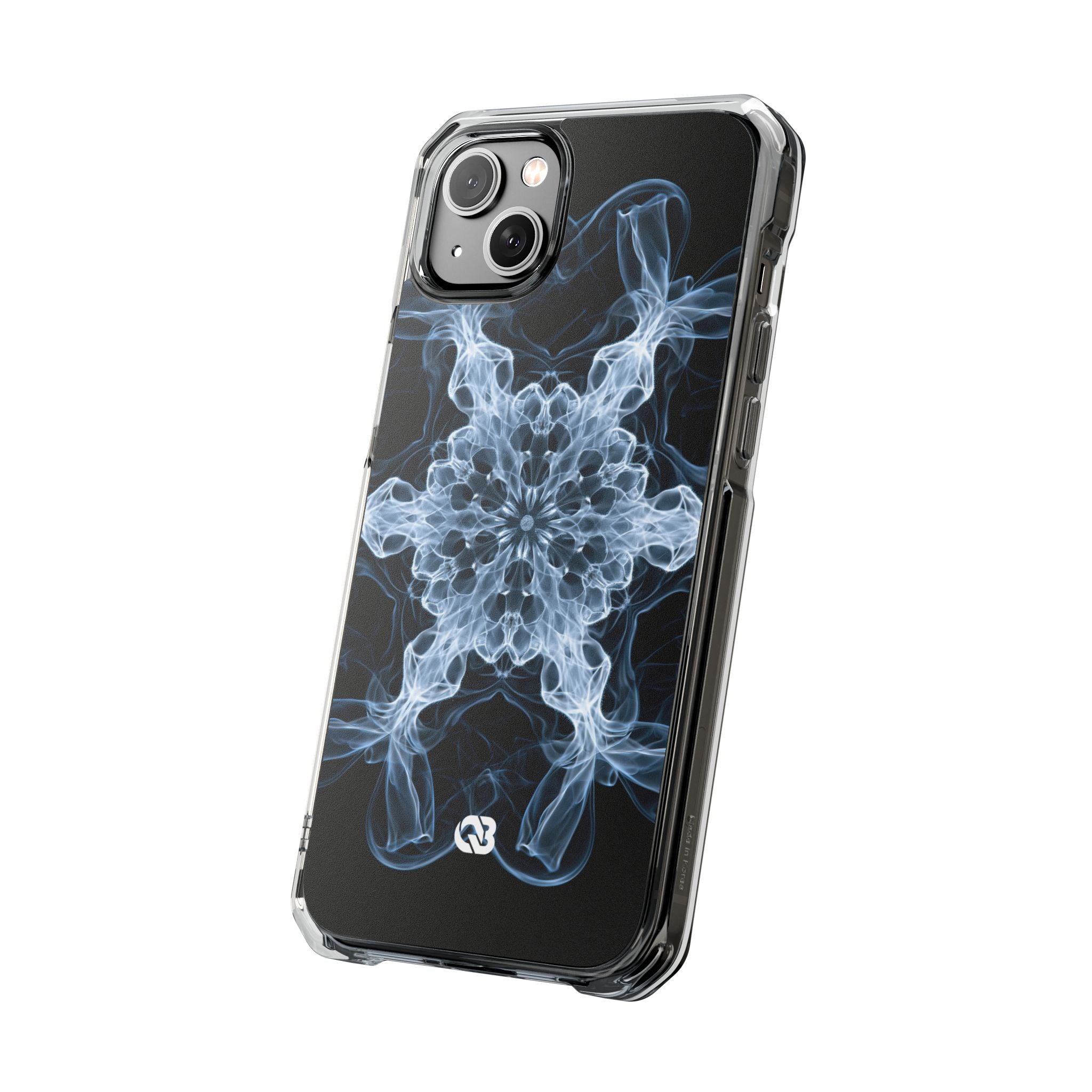 Blue Impact MagSafe Phone Case for iPhone - Glacial Smoke Crown