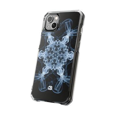 Blue Impact MagSafe Phone Case for iPhone - Glacial Smoke Crown