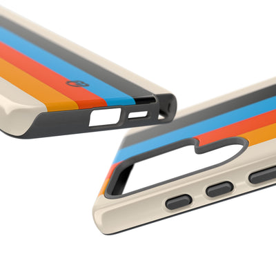 Retro Racing Stripes · Tough Custodia per Samsung