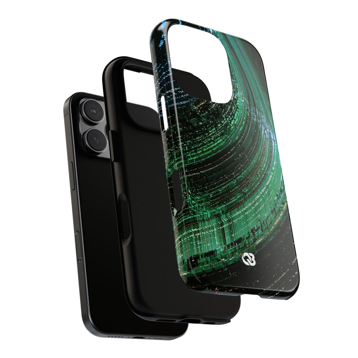 Orbital Data Stream · Tough Phone Case for iPhone · Green