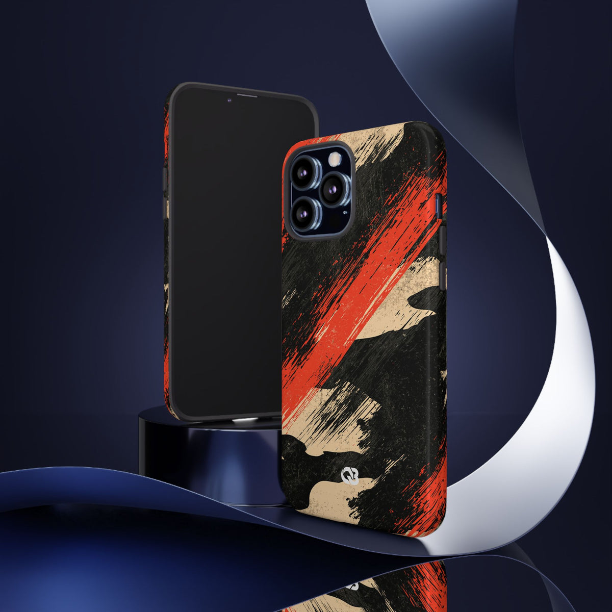 Urban Slash Camo · Tough Phone Case for iPhone · Black