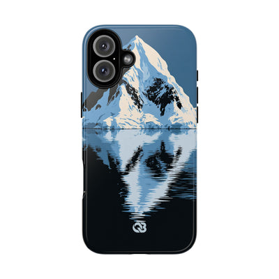 Blue Tough Phone Case for iPhone - Arctic Summit Mirror