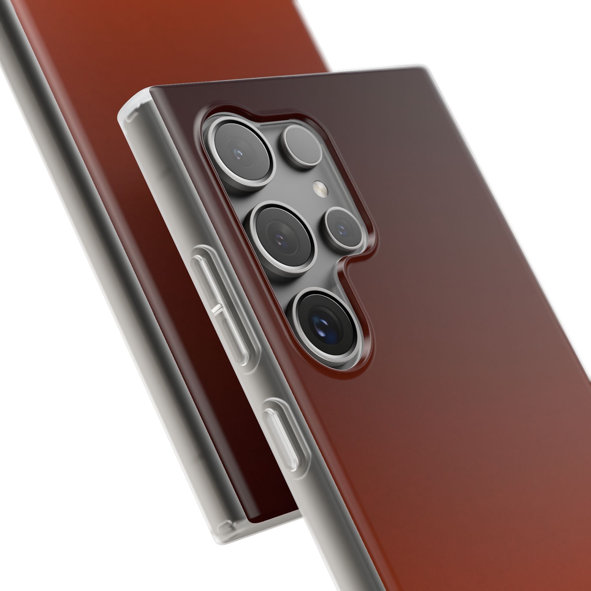 Orange Lite Phone Case for Samsung - Obsidian Ember Fade
