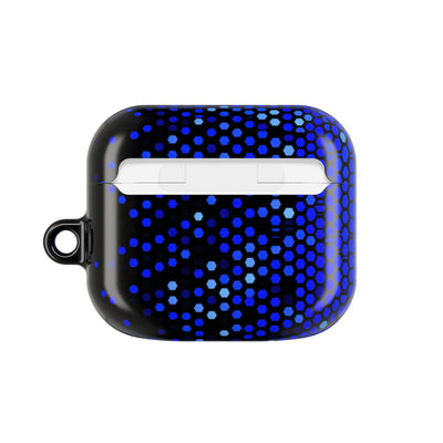 Cobalt Hex Dispersion · Hard Case for AirPods & AirPods Pro · Blue