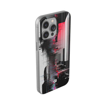 Black Lite Phone Case for iPhone - Crimson Data Leak