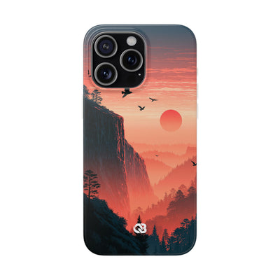 Orange Lite Phone Case for iPhone - Crimson Ridge Flight