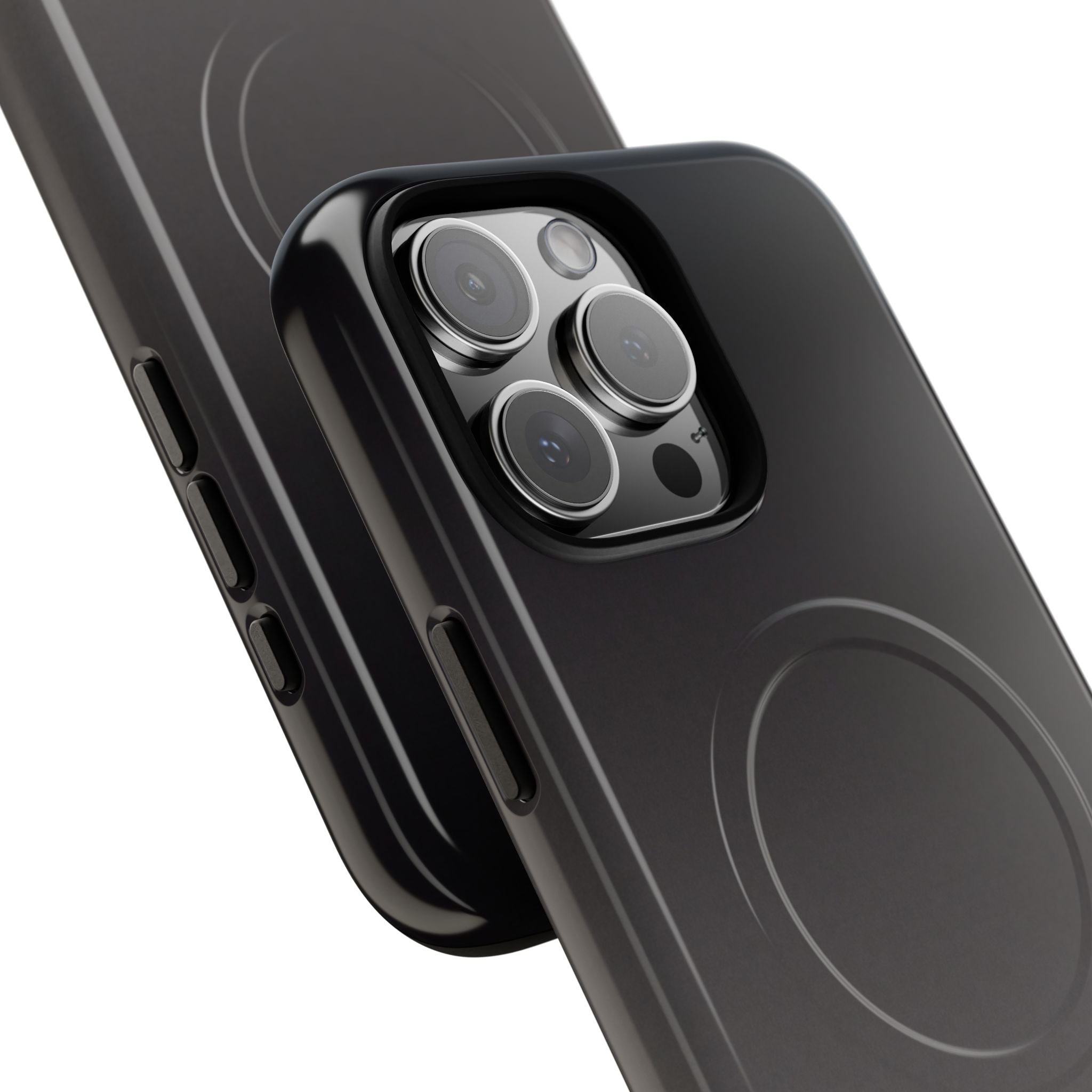 Grey Tough 2.0 Magsafe Phone Case for iPhone - Obsidian Ash Fade