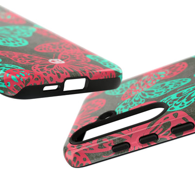 Electric Papillon · Tough Phone Case for Samsung · Pink
