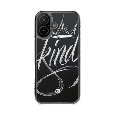 Noir Crown Script · Impact Phone Case for iPhone · Magsafe