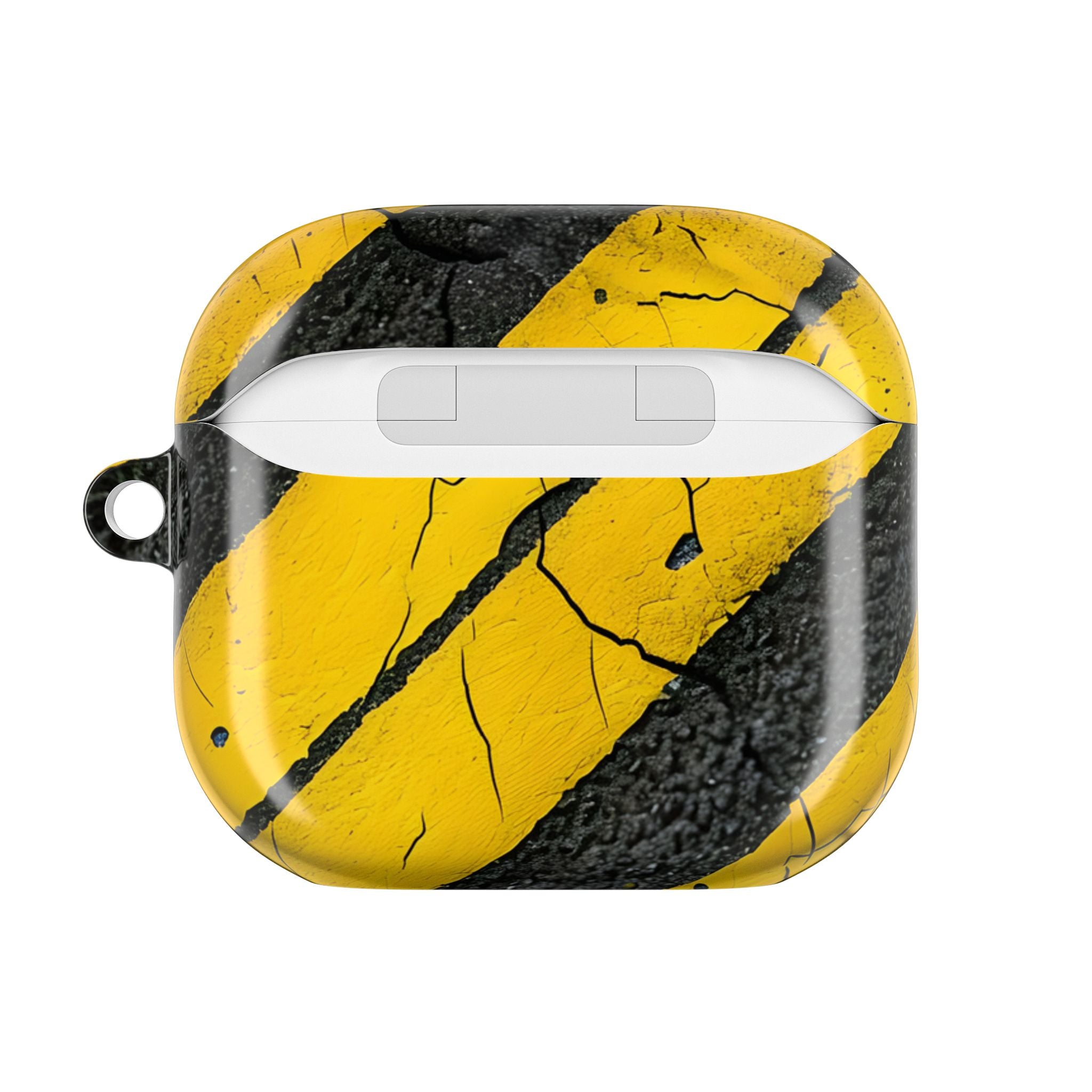 Yellow Stripes Distress - AirPods Case