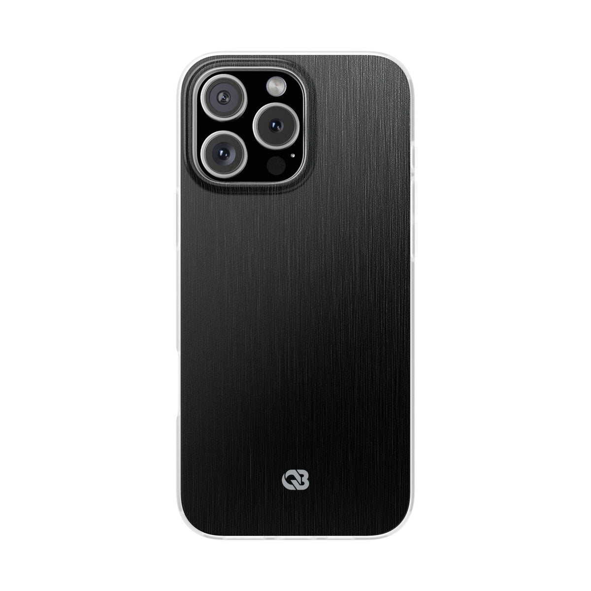 Obsidian Brushed Steel · Lite Phone Case for iPhone ·  Black