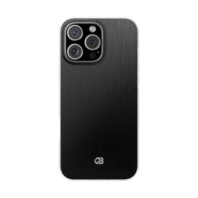 Obsidian Brushed Steel · Lite Phone Case for iPhone ·  Black