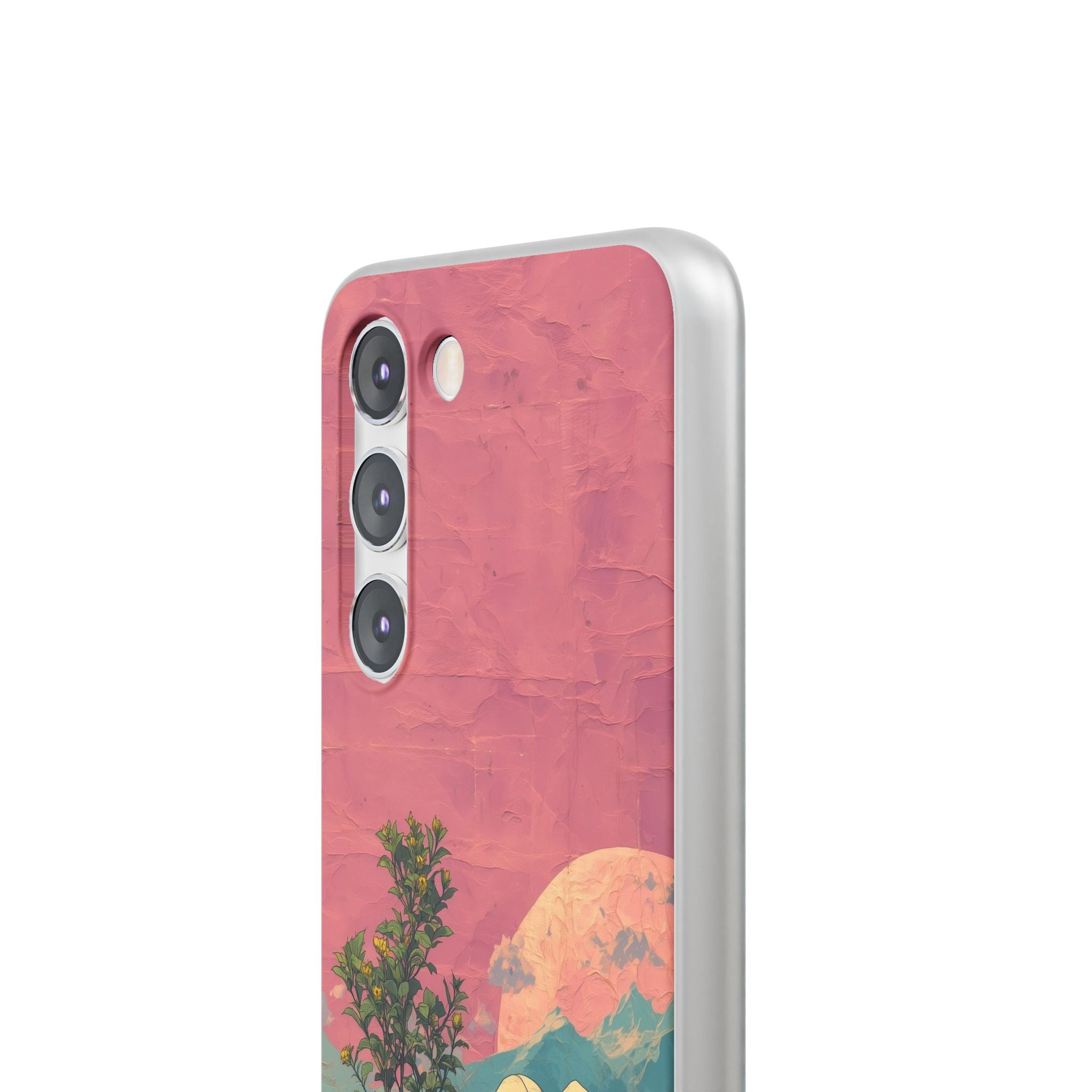 Lunar Pastel Bloom · Soft Phone Case for Samsung