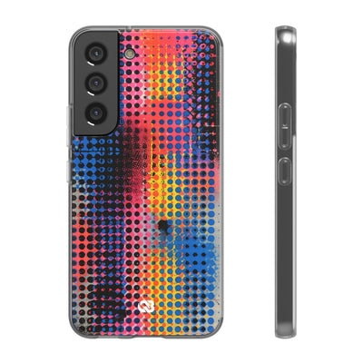 Chromatic Halftone Grid · Lite Phone Case for Samsung · Blue