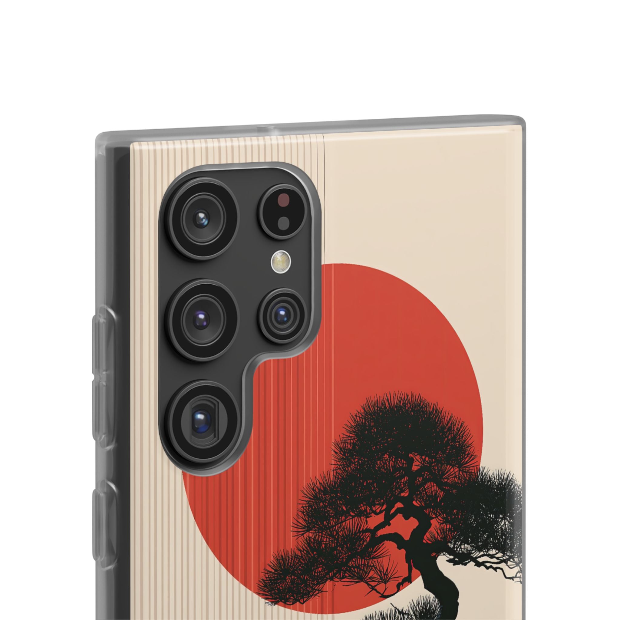 Beige Lite Phone Case for Samsung - Kyoto Crimson Pine