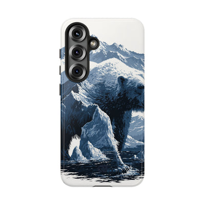 Fjord Summit Bear · Tough Phone Case for Samsung · Blue