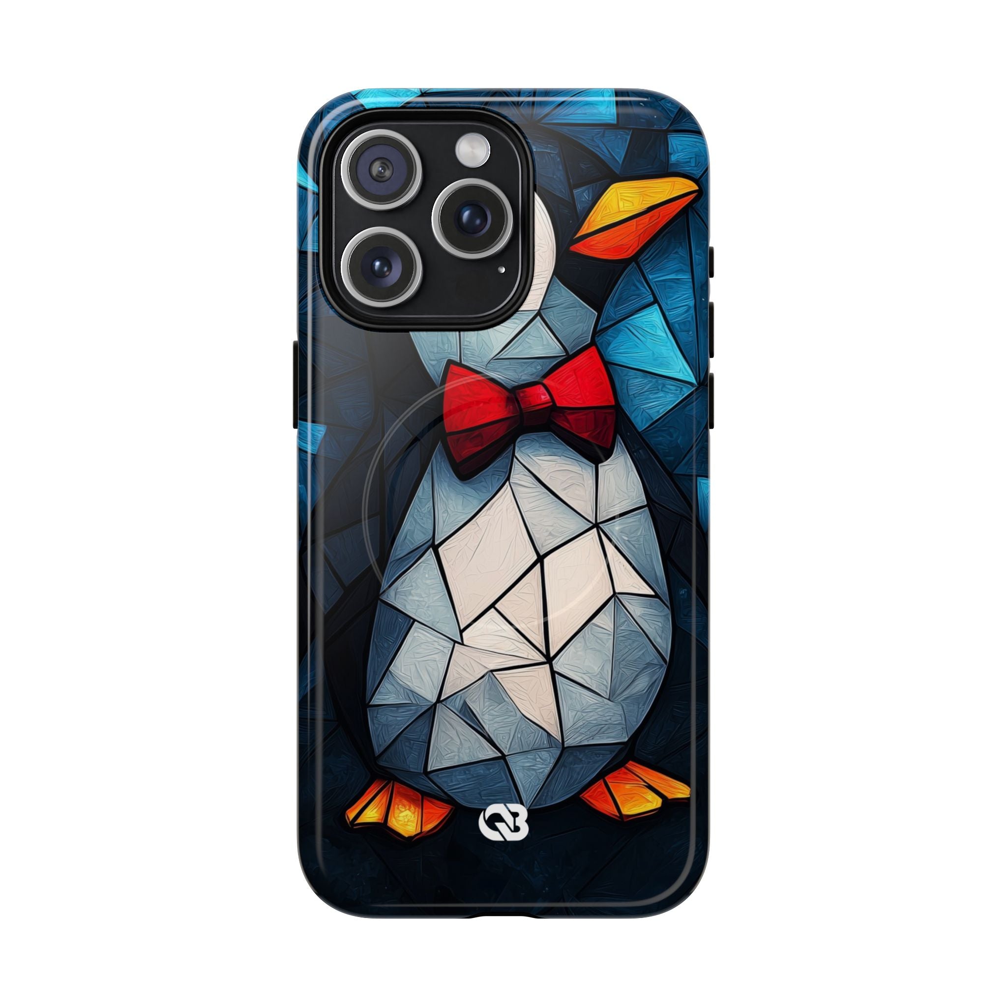 Mosaic Bowtie Penguin · Tough+ Phone Case for iPhone · Magsafe