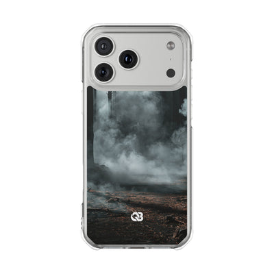 Shadowed Pine Mist · Clear Impact Magnetic Phone Case for iPhone ·  Black
