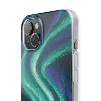 Arctic Aurora Bear · Lite Phone Case for iPhone ·  Teal