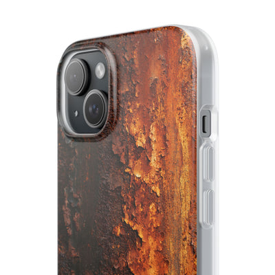 Orange Lite Phone Case for iPhone - Oxidized Iron Crust