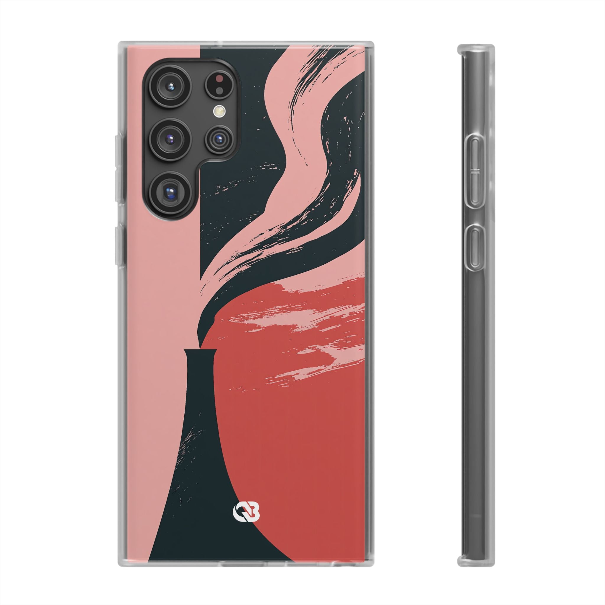 Pink Lite Phone Case for Samsung - Cinder Rose Plume