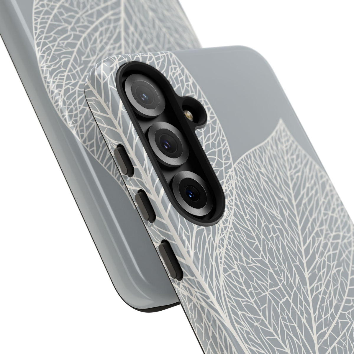 Minimal Leaf Skeleton · Tough Phone Case for Samsung · Grey