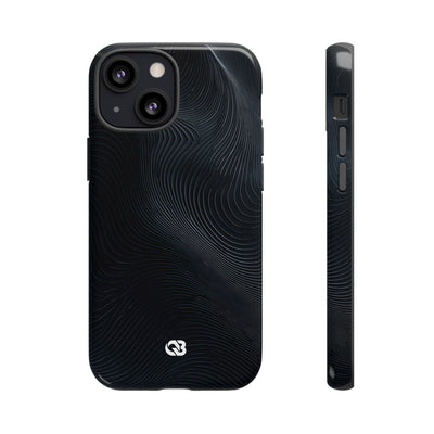Obsidian Contours · Tough Phone Case for iPhone · Black