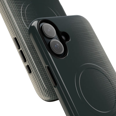 Grey Tough 2.0 Magsafe Phone Case for iPhone - Charcoal Tech Grid