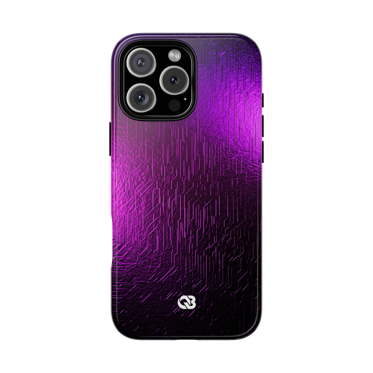 Violet Cyber Circuit · Tough Phone Case for iPhone · Purple