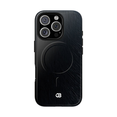 Brushed Obsidian Steel · Tough 2.0 Magnetic Phone Case for iPhone · Black