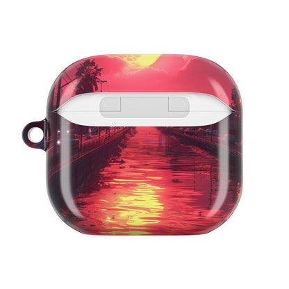 Yellow Moon Reflection - AirPods Case