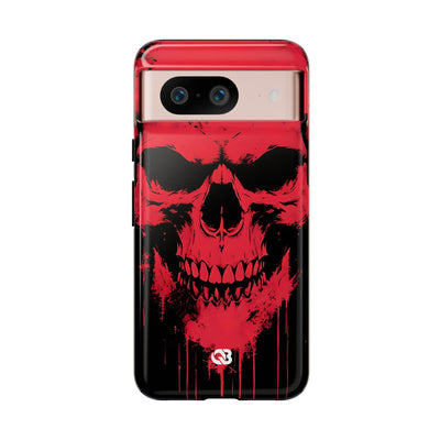 Crimson Street Skull · Tough Phone Case for Google Pixel