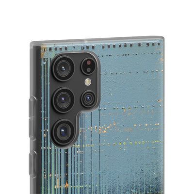 Acid Raster Circuit · Lite Phone Case for Samsung · Teal