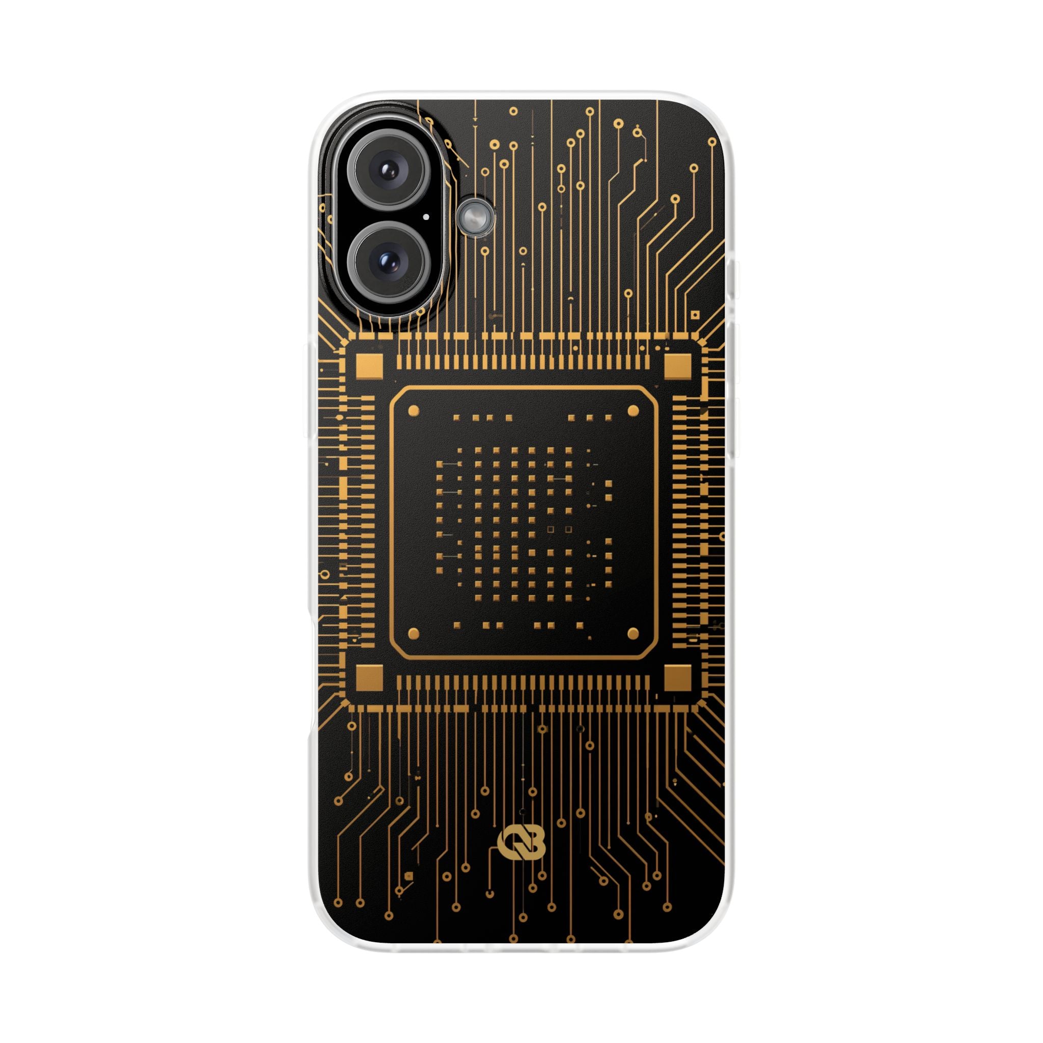 Gold Lite Phone Case for iPhone - Cyber Gold Processor