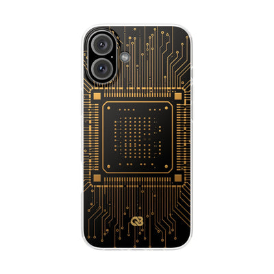 Gold Lite Phone Case for iPhone - Cyber Gold Processor