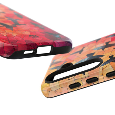 Ember Mosaic Wings · Tough Phone Case for Samsung