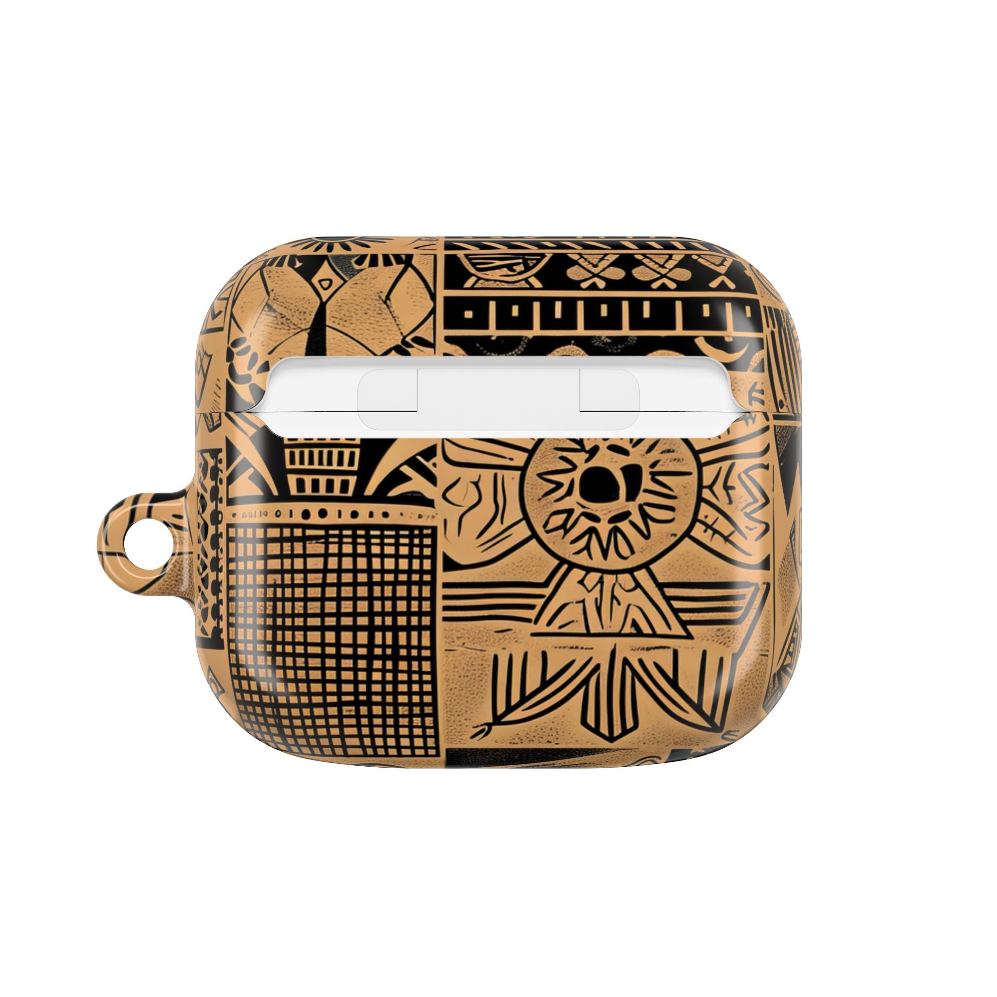 Celestial Faces Brown - AirPods Cover