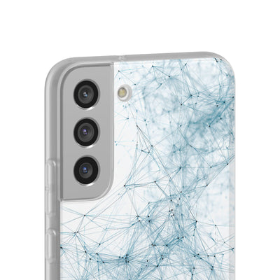 Blue Lite Phone Case for Samsung - Glacial Neural Web