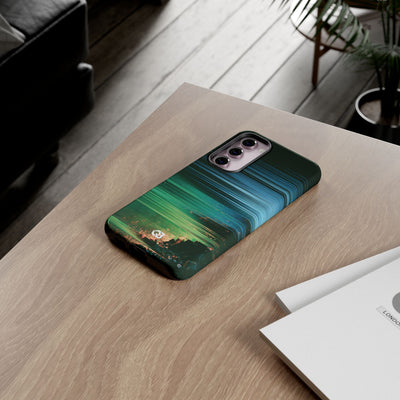 Digital Shoreline Drift · Tough Phone Case for Samsung · Teal