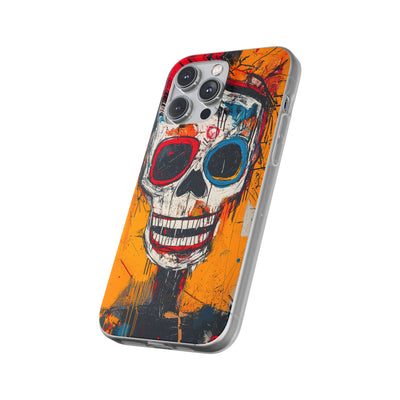 Vivid Graffiti Skull · Soft Custodia per iPhone