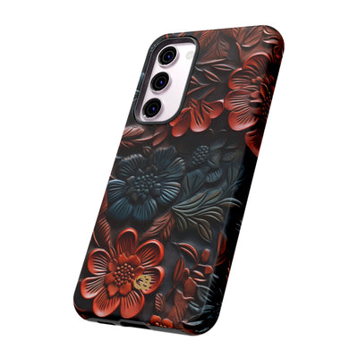 Carved Earth Bloom · Tough Mobilskal för Samsung