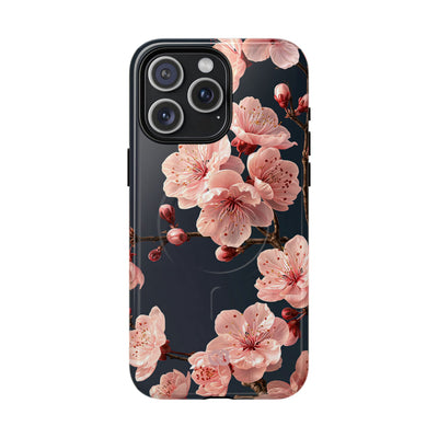 Midnight Sakura Bloom · Tough 2.0 Magnetic Phone Case for iPhone · Pink