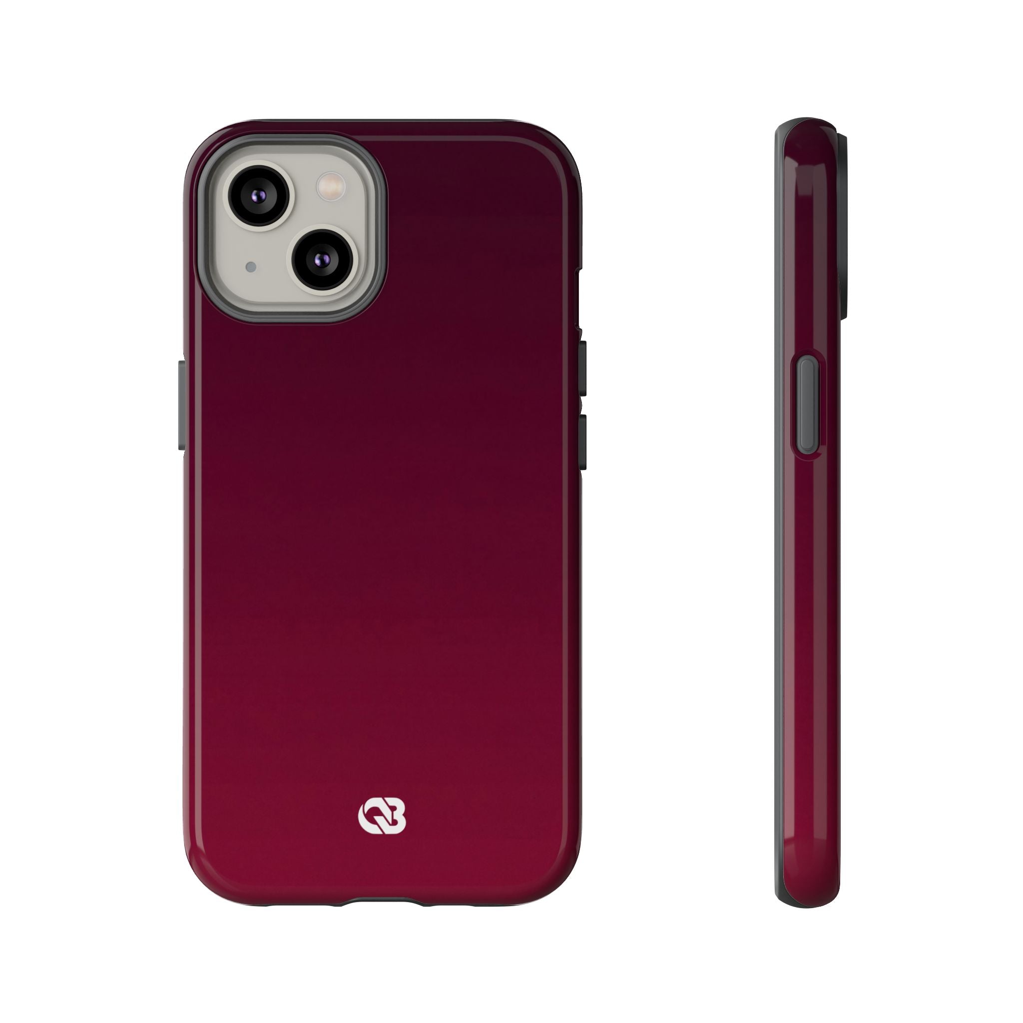 Red Tough Phone Case for iPhone - Deep Sangria Gradient